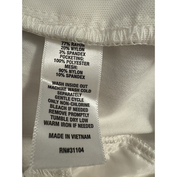NWT Kim Rogers White Ivory Pants Sz 18W Millennium Tummy Control Stretch Pull On - Picture 11 of 13